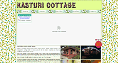 Desktop Screenshot of kasturicottage.com